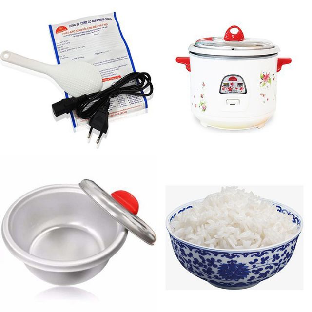 Nồi cơm điện Kim Cương 1.2l nắp rời hàng chính hãng. | BigBuy360 - bigbuy360.vn