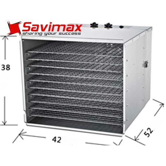 Máy sấy thực phẩm gia đình 10 vỉ inox Savi MS-10K - MS-10K