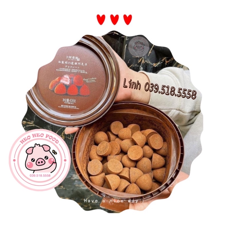 Socola Tươi Truffle Tan Chảy 408gr Công Thức Nhật