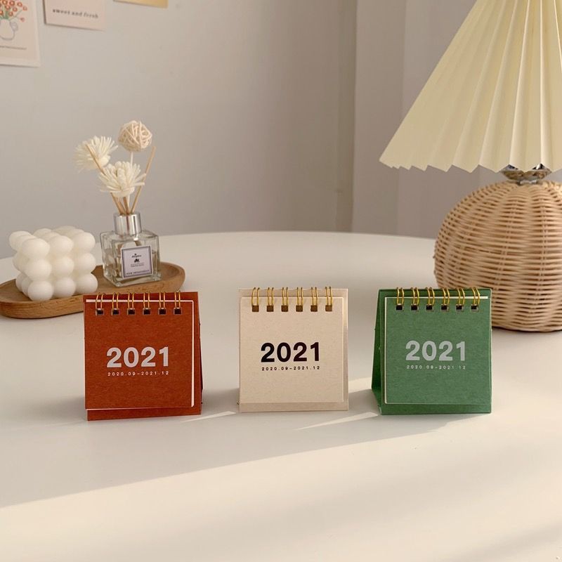 Lịch để bàn Mini 2021 thiết kế đơn giản tiện lợi dễ sử dụng