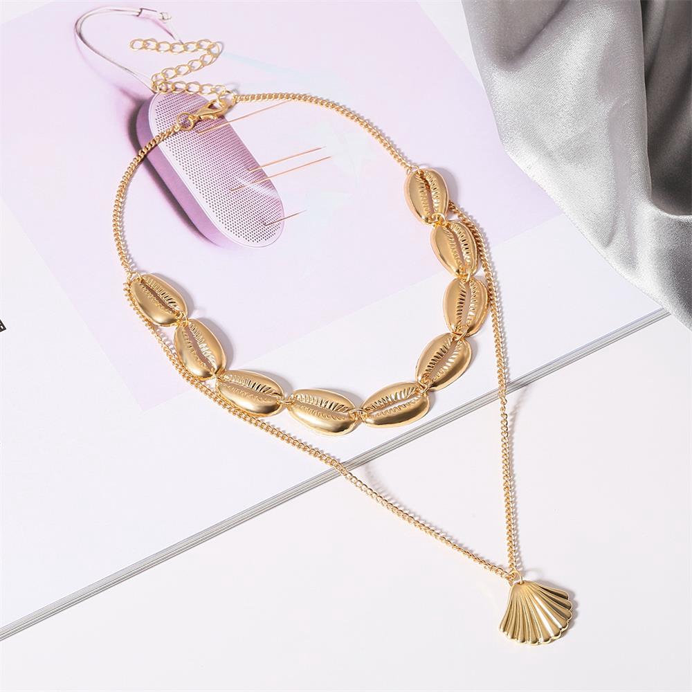 Dây chuyền choker vỏ sò mùa hè cho nữ