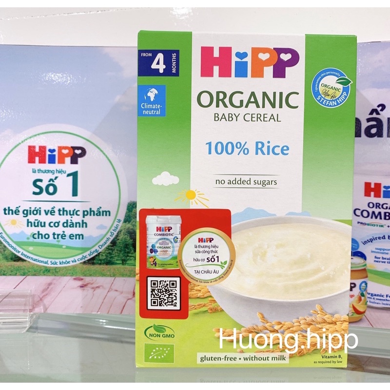 (4M) Bột ăn dặm nhũ nhi Hipp 200g