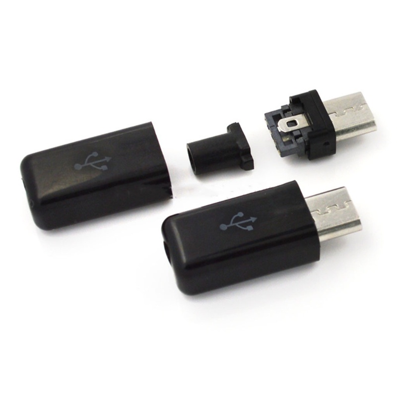 Bộ Đầu Nối Hàn 5 Pin USB 2 0 Male Plug Type-C Sửa Chữa Đồ Thủ Công
