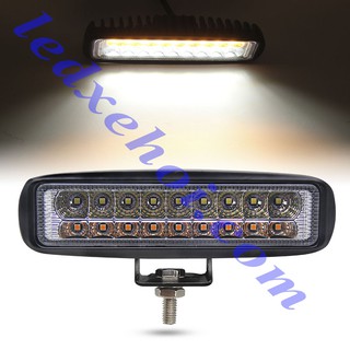 Đèn Trợ Sáng Ô Tô Xe Máy|Đèn Trợ Sáng|Đèn Led Siêu Sáng 2 Mầu Trắng Vàng
