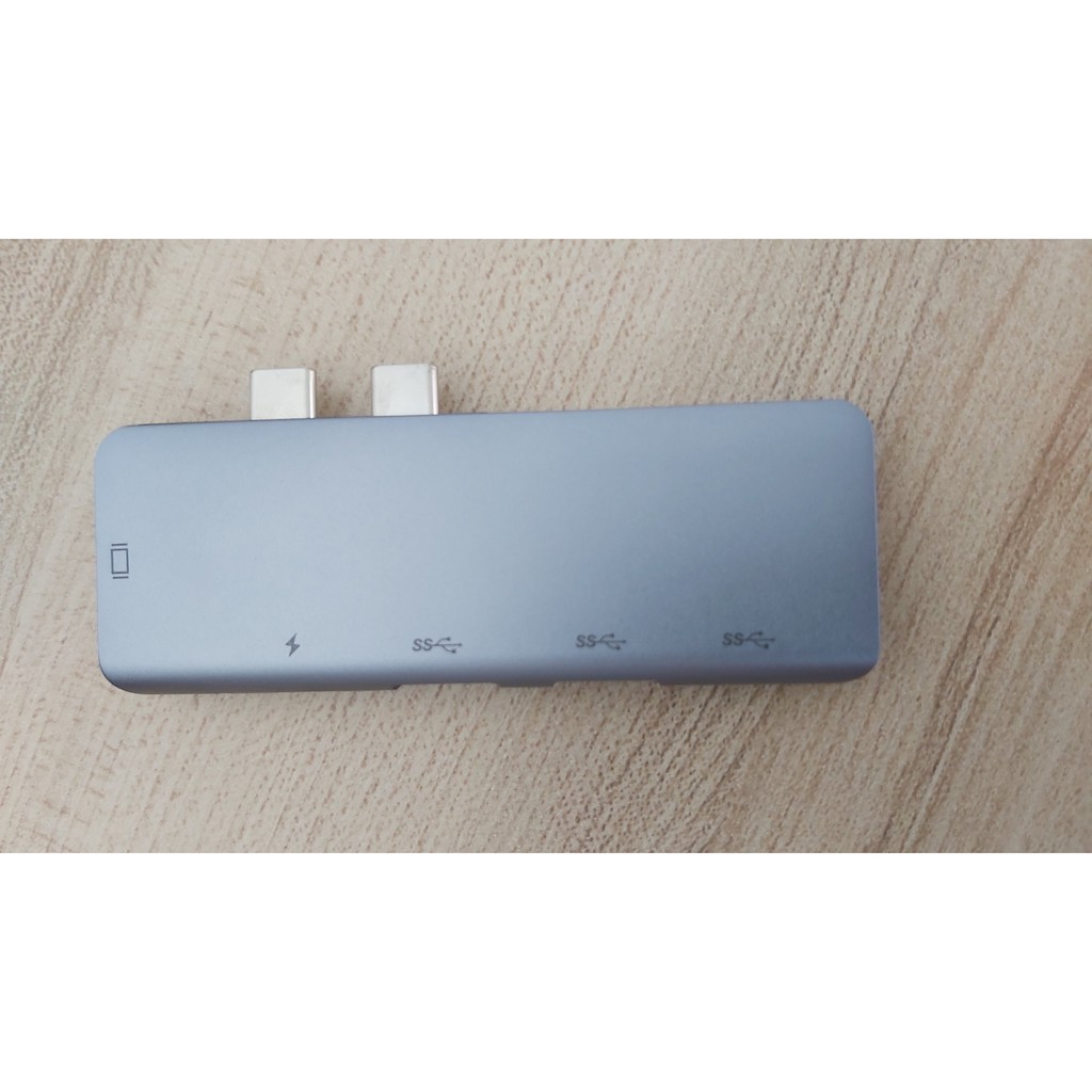 Hub USB Type-C Cho Táo Pro 13&quot;, Táo Pro 2016 / 2017 - 5in1-2 - Hồ Phạm