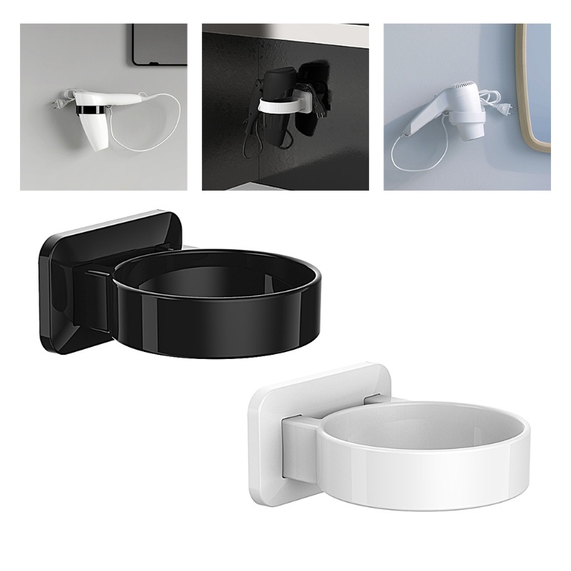 Giá Đỡ Máy Sấy Tóc Gắn Tường Bằng ABS Tiện Dụng Cho Phòng Tắm