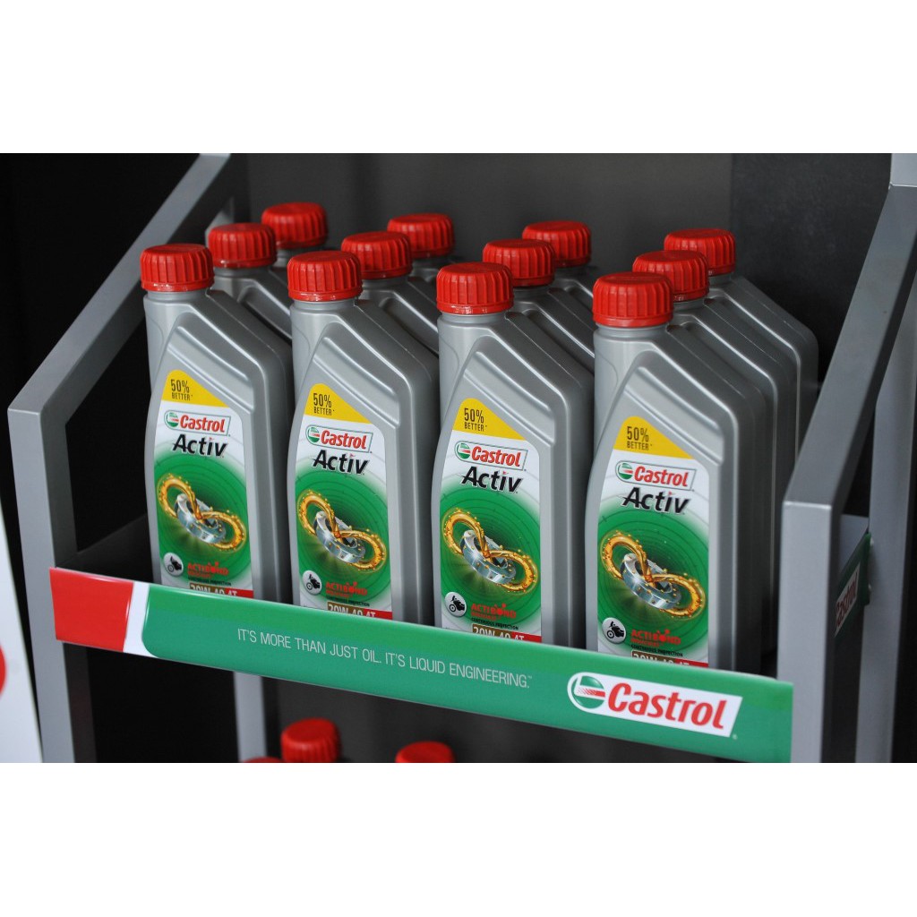 Nhớt Castrol Activ 4T 20W40 1L (Xe Số)