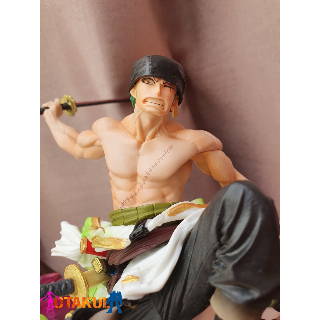 [Ảnh Thật cao 35cm] Mô Hình Figure Roronoa Zoro Rồng Tím - One Piece