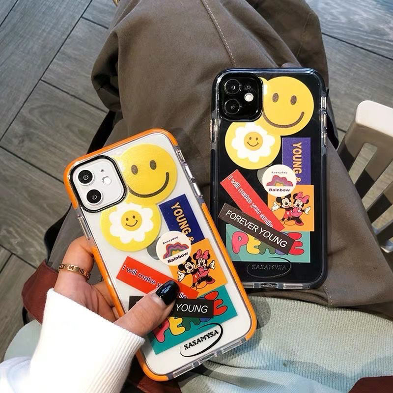 Ốp Điện Thoại Silicon Hình Mặt Cười Cho Iphone 6 6s Plus 7 8 Plus Se X Xs Xr Xs Max 11 11 Pro 11 Pro Max 12 Pro Max