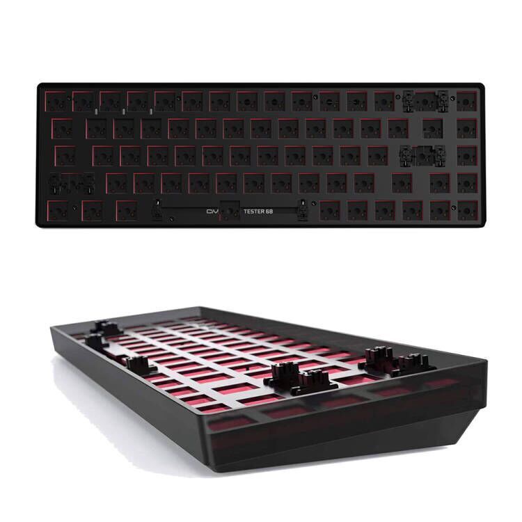 Bộ kit bàn phím cơ CIY Tester68 Bluetooth 5.0 & không dây 2.4G đủ màu, đã lót fram
