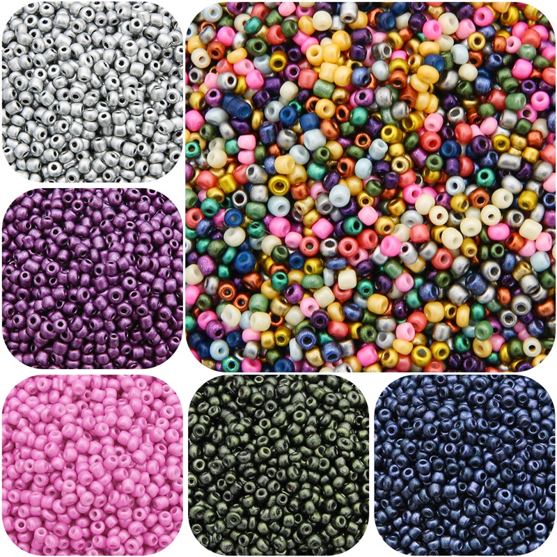 Set 1000 hạt ngọc trai giả 3mm nhiều màu sắc dùng làm trang sức