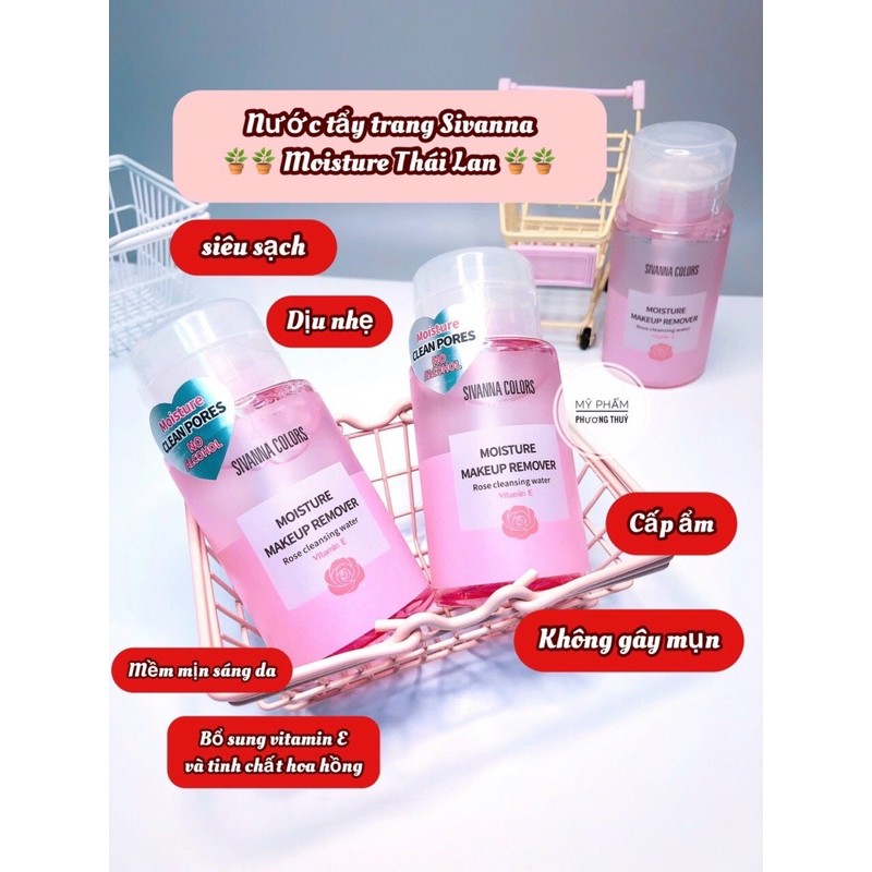 NƯỚC TẨY TRANG HOA HỒNG SIVANNA
