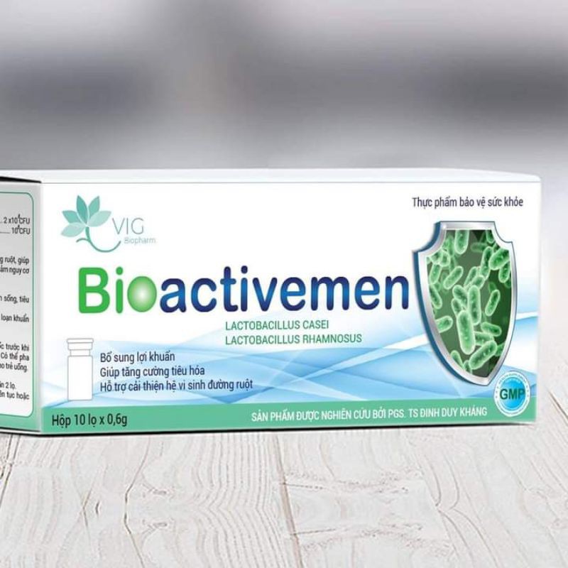Men vi sinh BIOACTIVEMEN - hỗ trợ ổn định hệ tiêu hóa, giảm táo bón, tiêu chảy