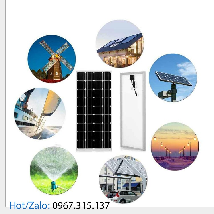 COMBO 2 Tấm pin mặt trời mono 150W cells A+ hiệu suất cao solar panels 150W