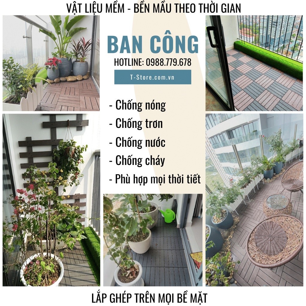 TẤM LÓT SÀN NHÀ TẮM GIẢ GỖ, VỈ LÓT SÀN BAN CÔNG, THẢM LÁT SÀN NHÀ CHỐNG TRƠN TRƯỢT