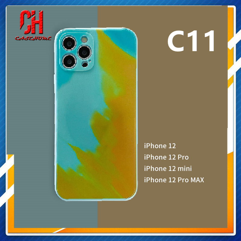 Ốp Lưng Silicon Màu Đỏ Gradient Dùng Cho Iphone 8 Plus 11 Pro Max 6 7 6s Plus 12 Mini 12 Pro Max X Se 2020 6splus 7plus 6plus 8plus Xs Max Xr