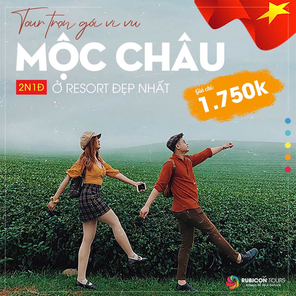 Hà Nội [E-Voucher] Vi vu Mộc Châu - Tour trọn gói 2N1Đ