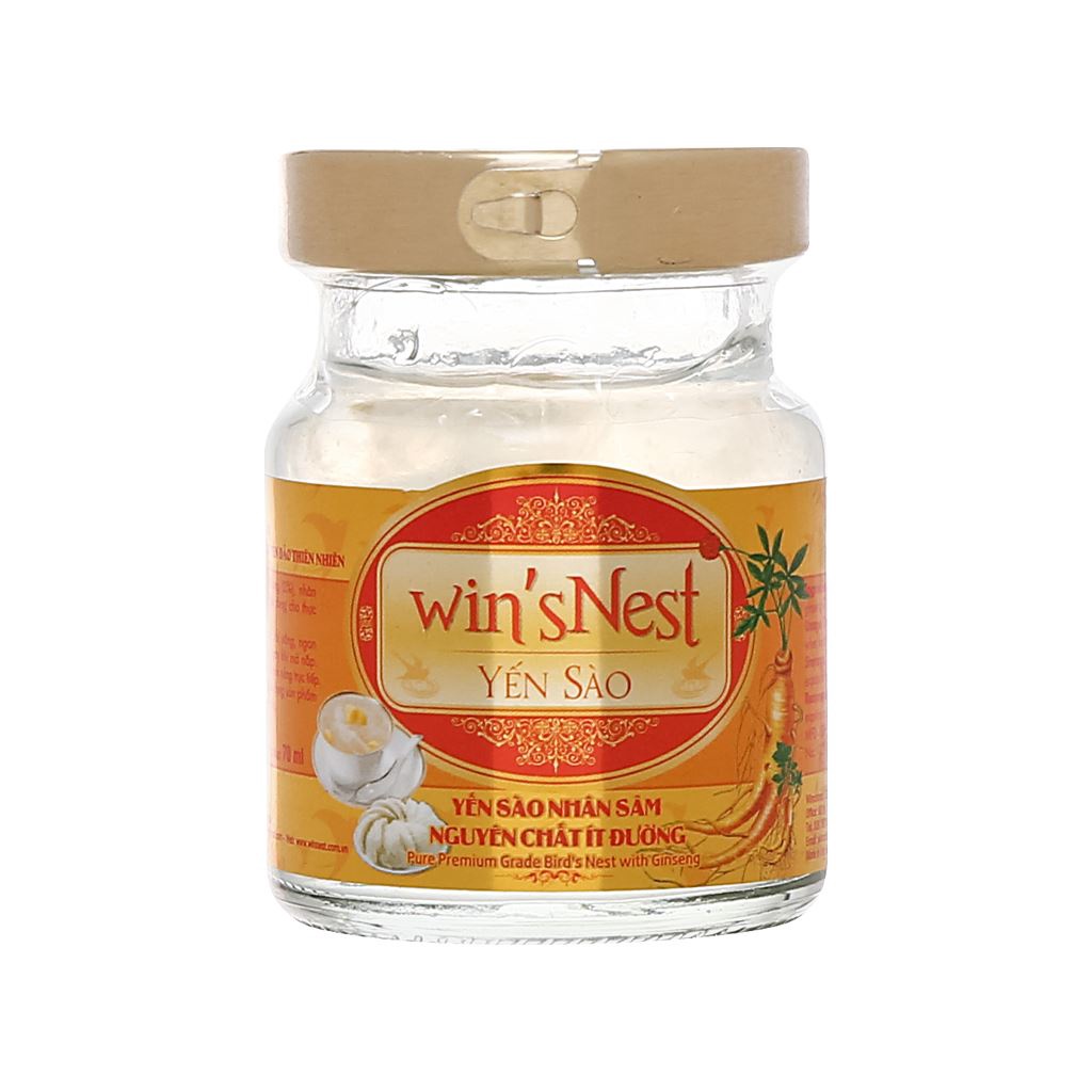 Nước Yến Sào win'sNest Nhân Sâm 70 ml / Hộp