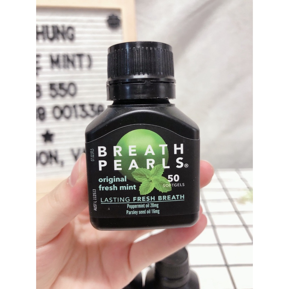 (Ảnh thật - Hàng chính hãng) Sản phẩm thơm miệng breath 50 viên