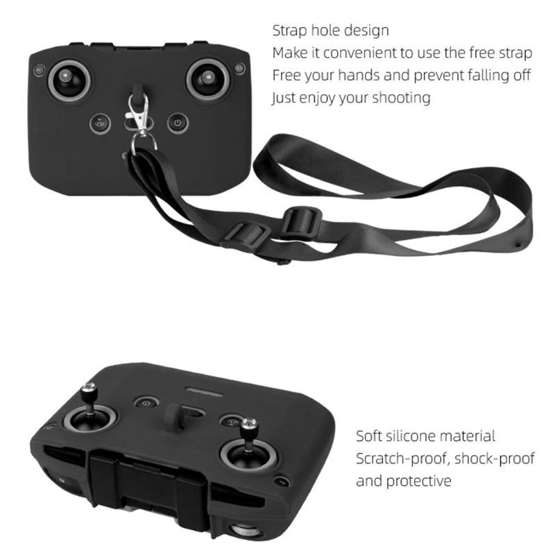 1 set vỏ bọc silicon mềm có dây đeo bảo vệ cho D-JI Mavic Air 2 | BigBuy360 - bigbuy360.vn