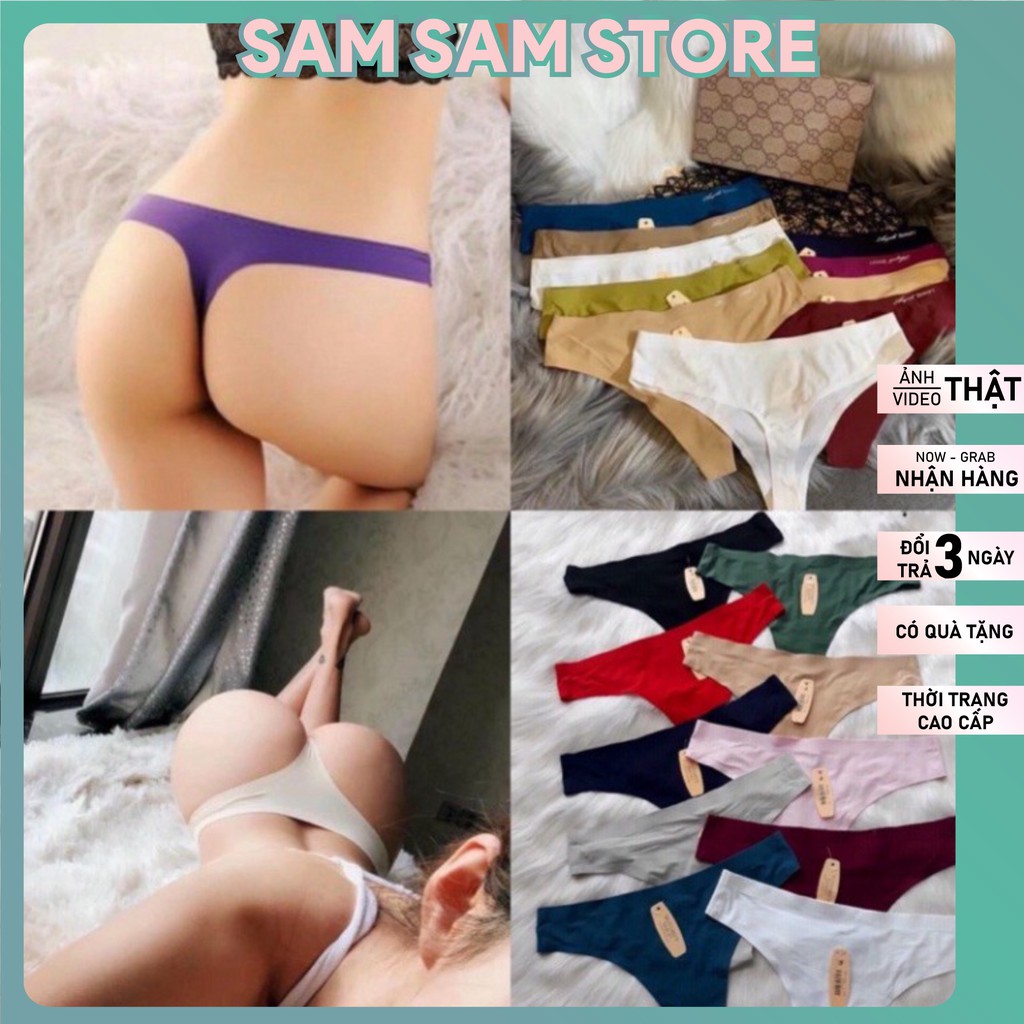 Quần Lót Su Lụa SAM SAM Lọt Khe Không Đường May Siêu Sexy Free Size từ 40kg tới 60kg SAM SAM