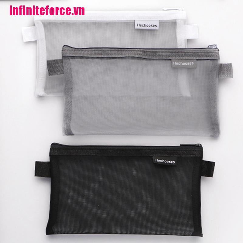 ▲Túi Đựng Bút Bằng Lưới Có Khóa Kéo Tiện Dụng | BigBuy360 - bigbuy360.vn