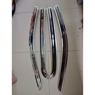 Bộ Vè che mưa mạ Crom xe Hyundai Getz 2007 đến 2012