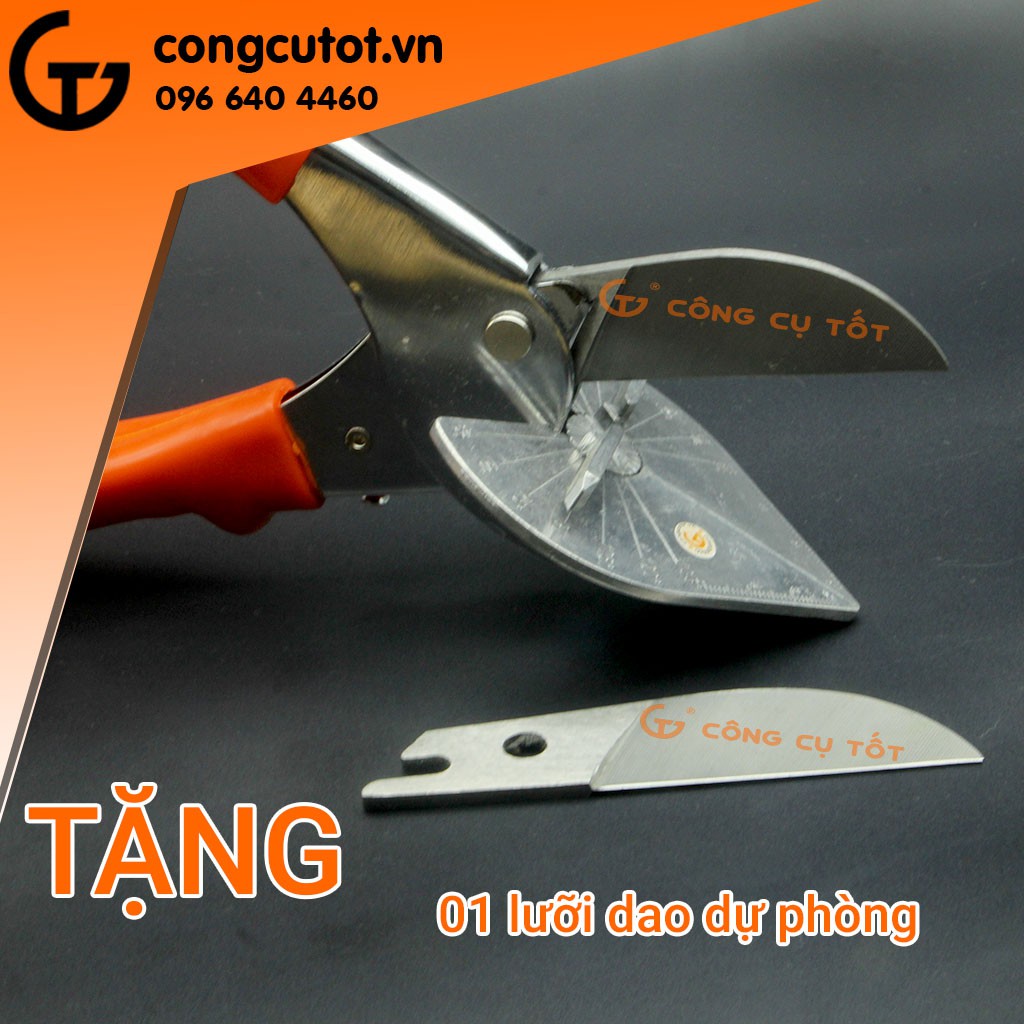 Kéo cắt góc di động lưỡi thép SK5 Tăng kèm 01 lưỡi dự phòng