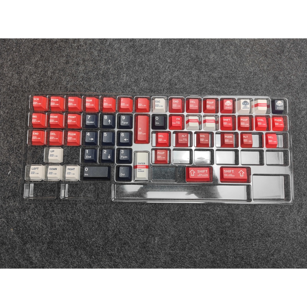 GMK Gundam Keycaps, 129 phím PBT Keycaps Cherry Profile DYE-SUB Cá nhân hóa GMK Keycaps cho bàn phím cơ