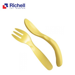 Bộ thìa dĩa cong richell rc42740