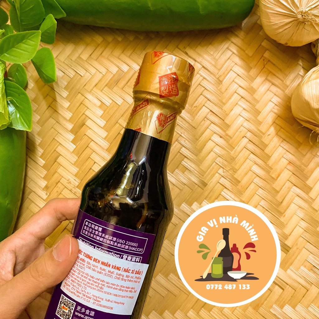 HẮC XÌ DẦU AMOY HỒNG KÔNG  - CHAI 250ML