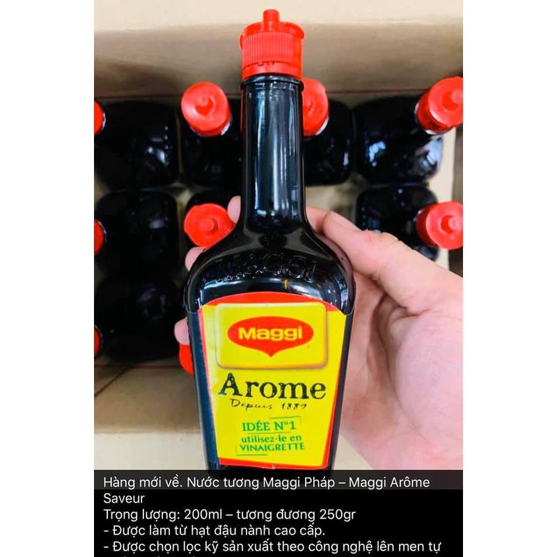 NƯỚC TƯƠNG MAGGI PHÁP AROME SAVEUR 202ML CHÍNH HÃNG - 8287