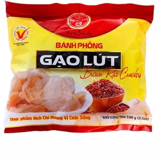 Bánh phồng gạo lứt b.chi 100g