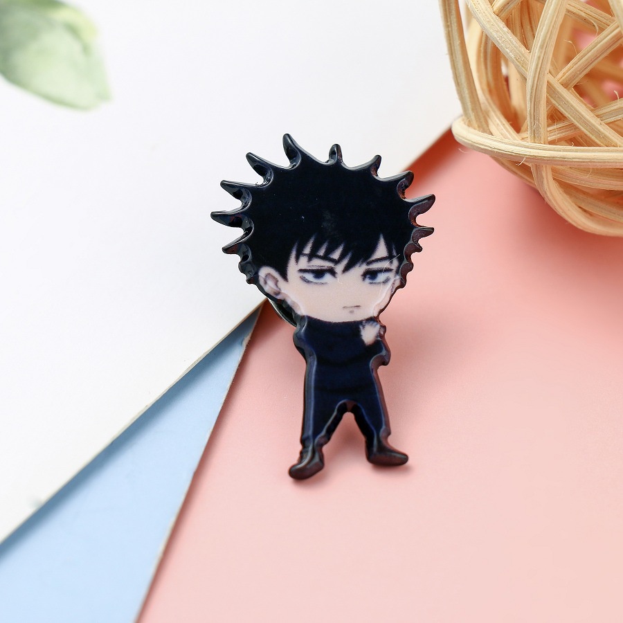 Ghim Cài Áo Hình Nhân Vật Jujutsu Kaisen Dễ Thương Đáng Yêu
