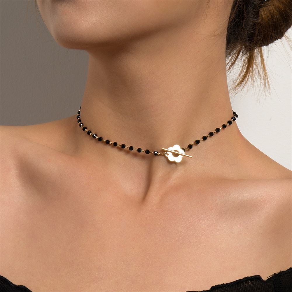 Vòng Cổ Choker Đính Hạt Ngọc Trai Hình Giọt Nước Phong Cách Boho Dành Cho Nữ