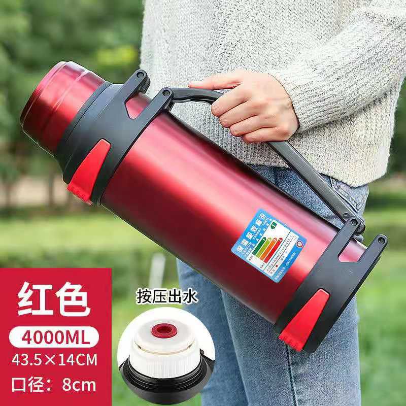 ▥Bình Nước Inox 304 Giữ Nhiệt Dung Tích 5L 1.2L Tiện Dụng Mang Theo Du Lịch