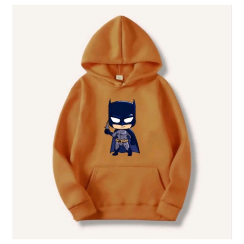 Áo Khoác HOODIE In Hình BATMAN Cho Bé Từ 2-12 Tuổi