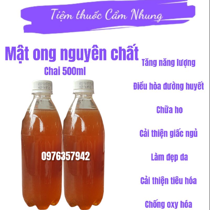 0,5 lít mật ong rừng cà phê bao chuẩn xịn