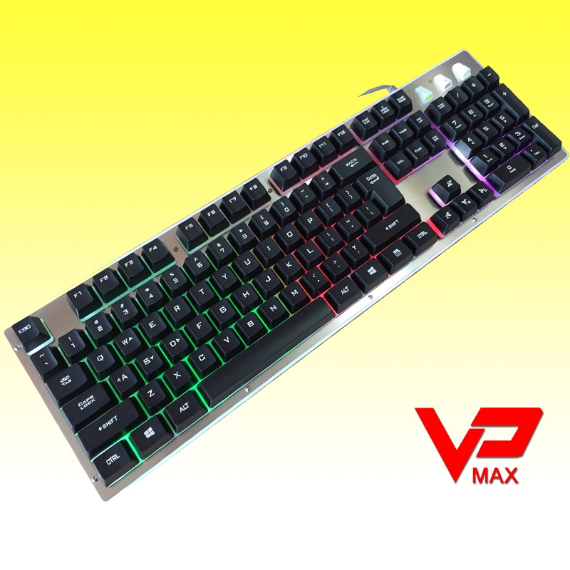 Bàn phím Giả cơ máy tính Bloody Hp K300 Fortech  Warship Gaming chơi game, văn phòng cực xịn led RGB