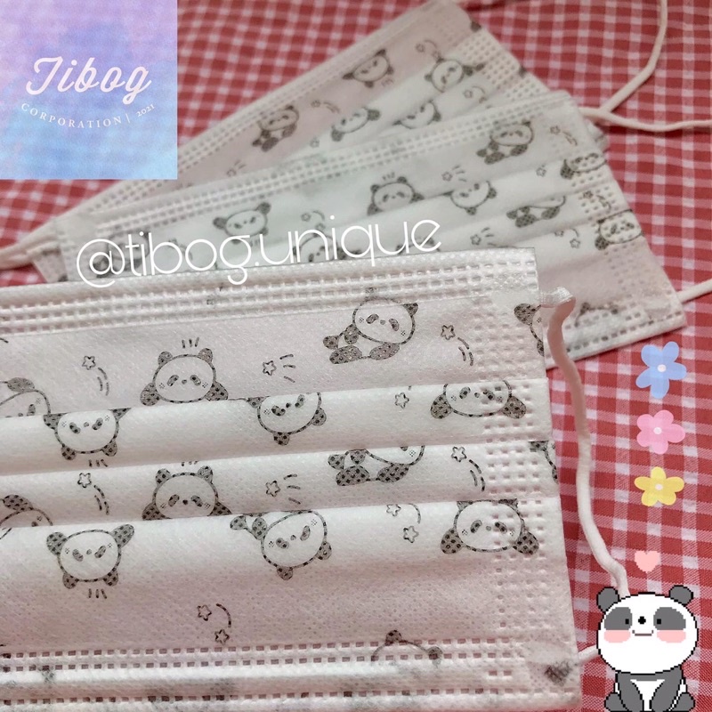 [Freeship] Khẩu trang Panda Gấu trúc siêu xinh 4 lớp cao cấp ❤️