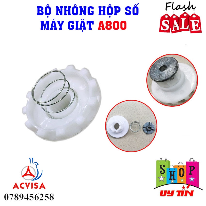 Bộ Nhông Hộp Số Máy Giặt A800 (Kèm hình thật)