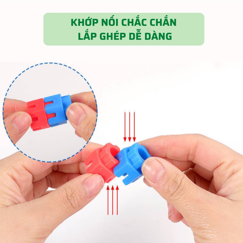 Đồ chơi xếp hình phát triển trí tuệ khối lục giác nhiều chi tiết 180-360-500 mảnh, đồ chơi ghép hình cho bé trai bé gái