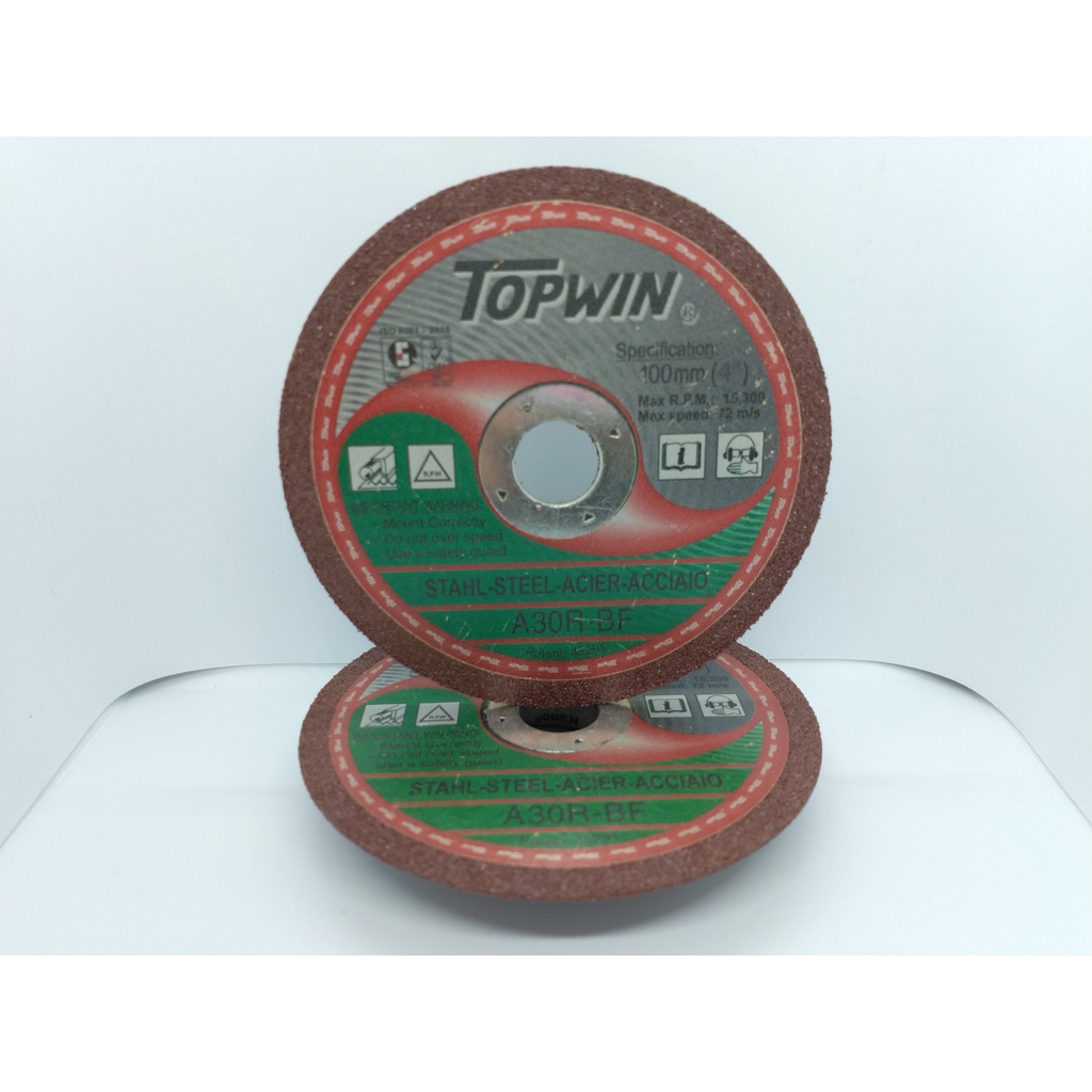 Đá cắt sắt TOPWIN 105,125,150,180 - Đá cắt inox - Đá cắt kim loại - Hàng  chính hãng