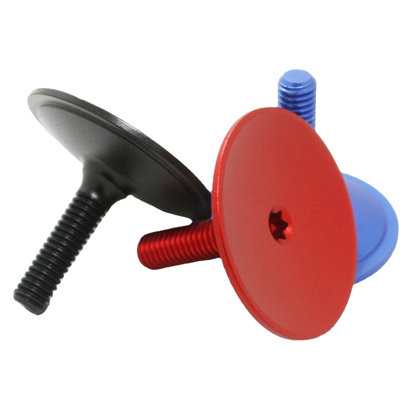 Nắp Đậy Đầu Tai Nghe 1-1 / 8 Bằng Hợp Kim Nhôm Kèm Ốc Vít Chuyên Dụng Cho Xe Đạp Leo Núi