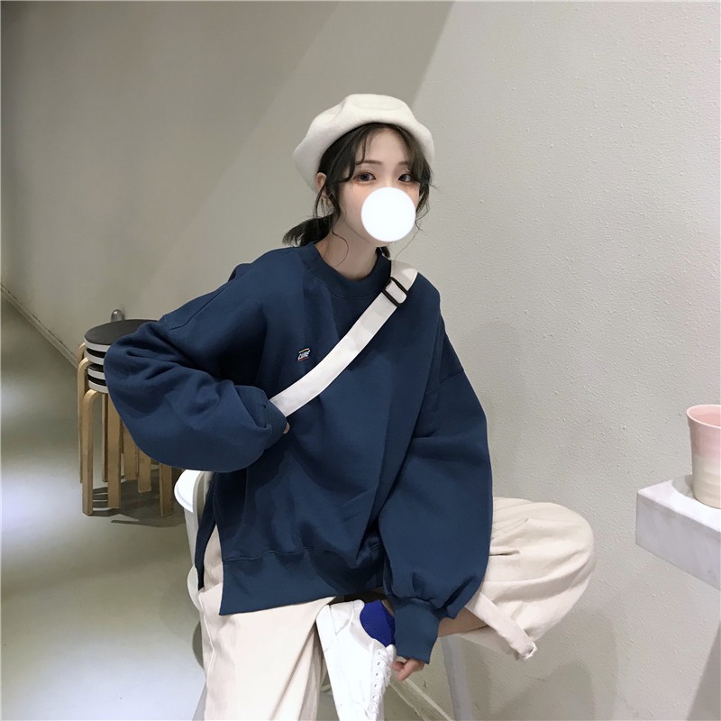 ORDER_áo sweater xẻ tà CARRÉ ulzzang