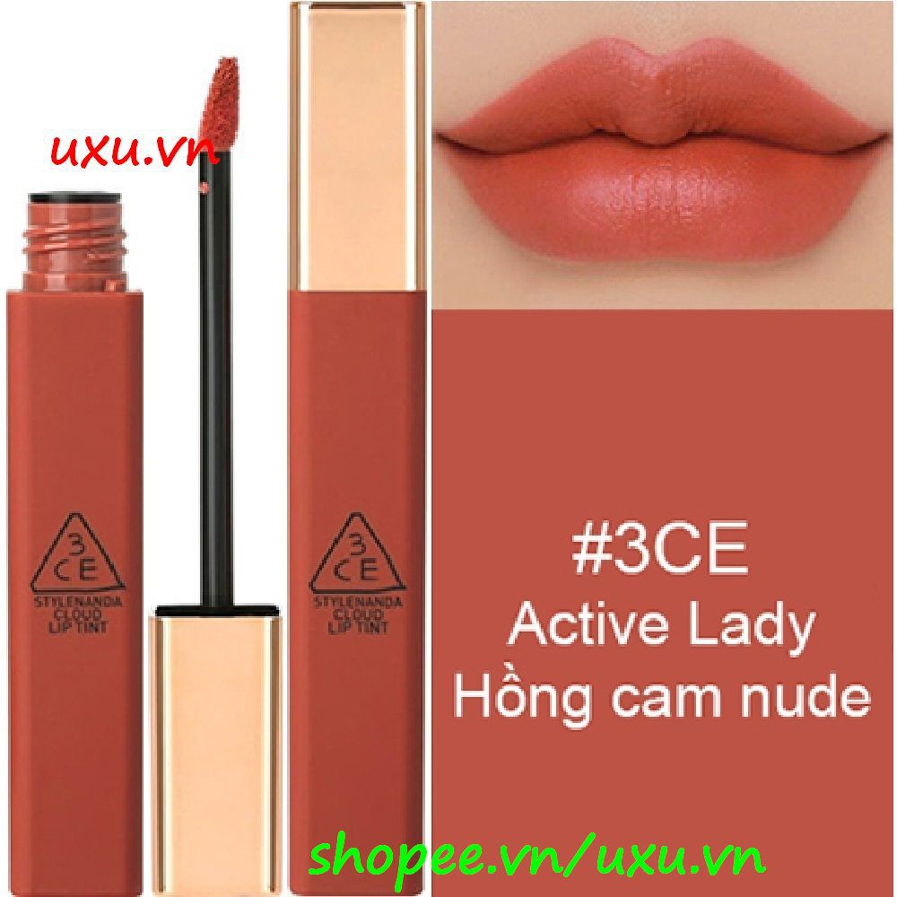 Son Kem 3Ce Velvet Lip Tint Active Lady, Với uxu.vn Tất Cả Là Chính Hãng.