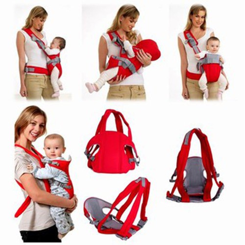 Địu 4 tư thế Royal êm ai thoáng khí, có đệm vai trợ lực an toàn cho bé từ 5 tháng đến 2 tuổi - Tiny Kids