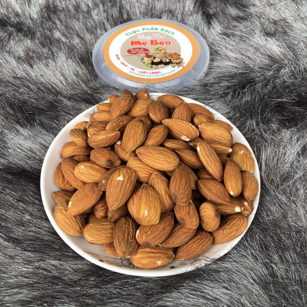 500Gr Hạt Hạnh Nhân Mỹ Tươi (Làm sữa - Bánh)