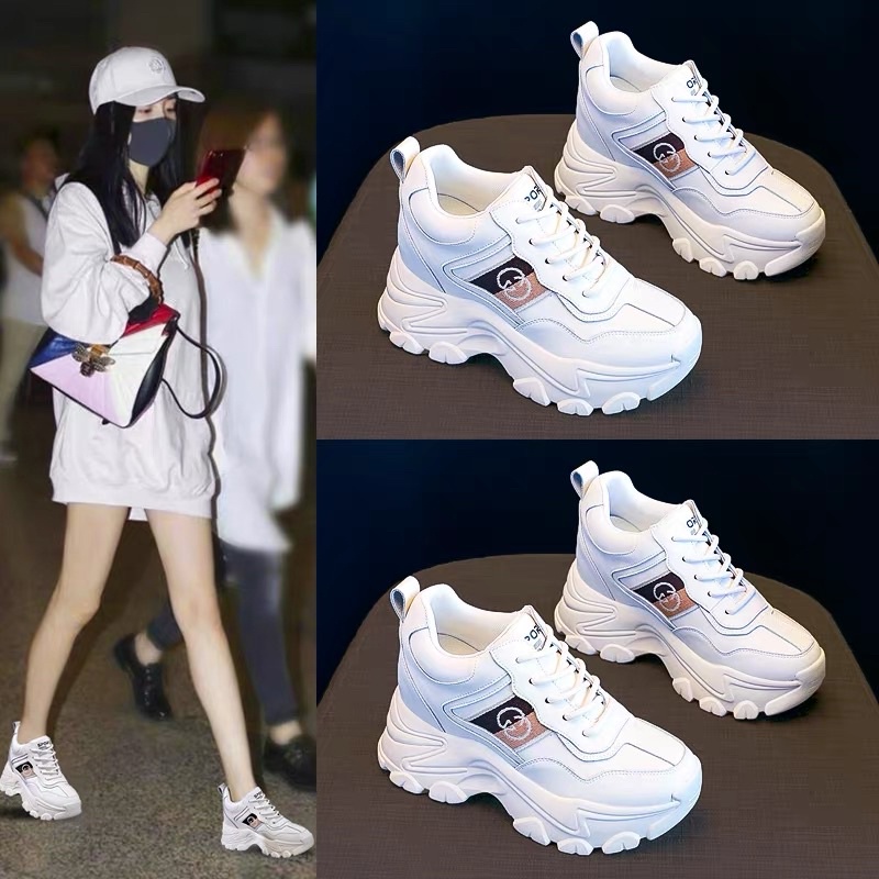 Giày thể thao gucci độn đế 7cm