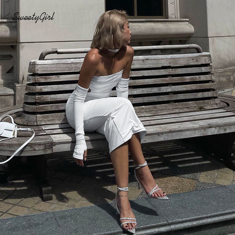 Đầm Maxi Hai Dây Màu Đen Trơn Thời Trang 2022 Quyến Rũ Cho Nữ